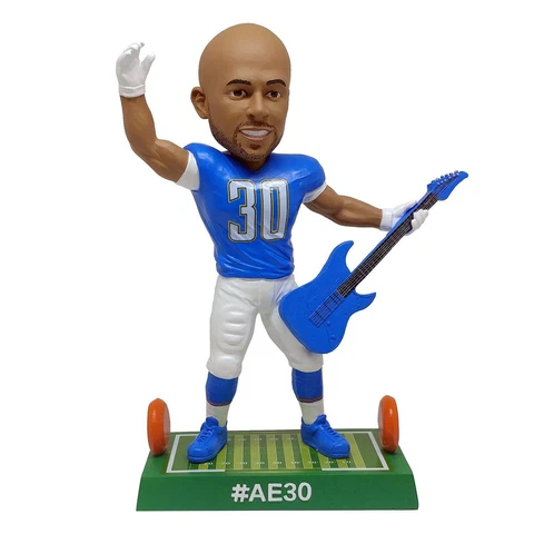 Austin Ekeler Guitar Signed Bobblehead NFL Cover