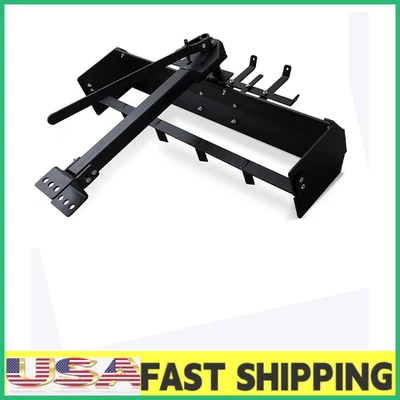 Raspador de caixa atrás de reboque 42", acessórios para trator de grama com caixa lâmina engate reboque, ATV UTV - Imagem 1 de 4