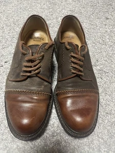 Camel Vintage Leder Braun Freizeit Derby Stiefel UK 7,5 US 8,5 EU 42 - Bild 1 von 15