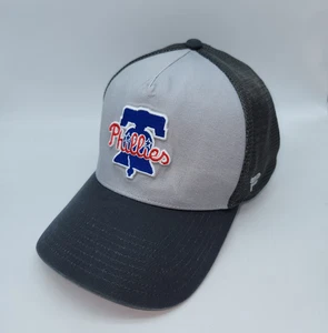 Philadelphia Phillies Fanatics zweifarbige Snapback Mütze Kappe Netzrücken - grau/hellgrau - Bild 1 von 9