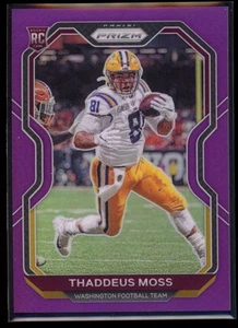 2020 Panini Prizm Purple Thaddeus Moss Rookie /125 - Picture 1 of 2
