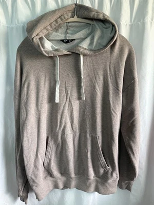 Buffalo David Bitton Women’s Hoodie Medium Beige Light Brown Lightweight Cotton Foto 1 de 4