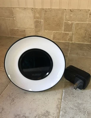 Reloj despertador vintage C85135 La Crosse Technology luz estado de ánimo y sonido natural Foto 1 de 4