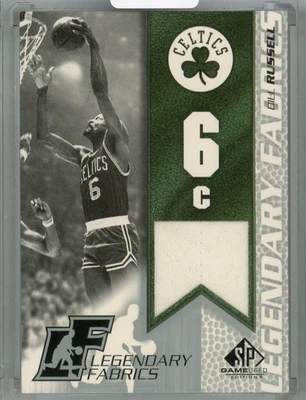 2003-04 SP Game Used Bill Russell Legendary Fabrics #BRL0 Boston Celtics - Image 1 of 2