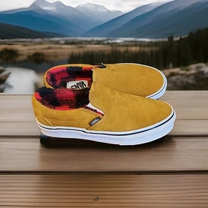 Size 7 - VANS Classic Slip-On - Cozy Hug Golden Brown - WOMENS - Picture 1 of 6