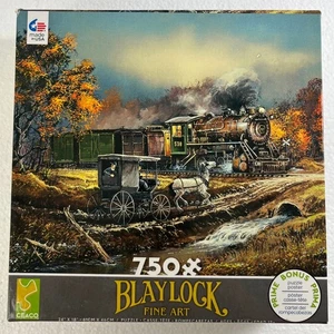 Ceaco Blaylock Bellas Artes Tren y Buggy 750 Piezas Rompecabezas Ferrocarril Completo - Imagen 1 de 4