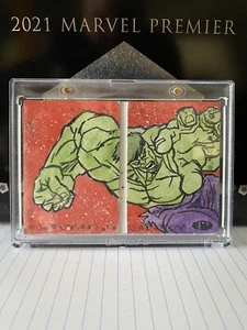 2021 (2023) Marvel Premier Duel Panel Artist Sketch “HULK”  Autographed  1 of 1 - Picture 1 of 2