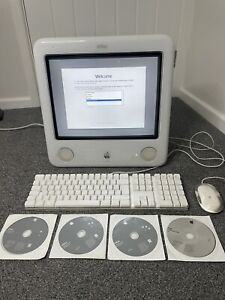 Apple Emac Model A 1002 Power PC G4 17 " Vintage 2002 Works