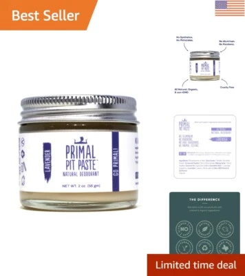 Lavender Scented Natural Aluminum-Free Deodorant - 2 oz for All-Day Protection - Image 1 of 4