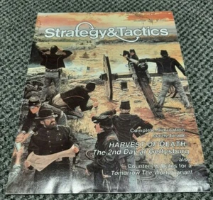SPI Strategy & Tactics #129 Game Magazine Harvest of Death / Gettysburg Punched - Picture 1 of 3