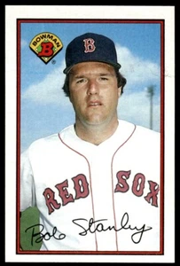 1989 Bowman Baseball Card Bob Stanley A Boston Red Sox #25 - Picture 1 of 2