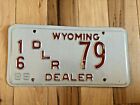 1988 Wyoming Trailer License Plate
