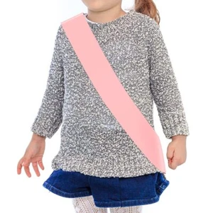 10 PCS Plain Sash for Kids Blank Rose Gold Satin Sash DIY Sash 3.15" Wide x 2... - Picture 1 of 6