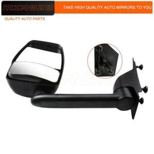 Driver Left Side Tow Mirror Smooth Manual For 2003-2017 Chevy Express Sava - Picture 1 of 9