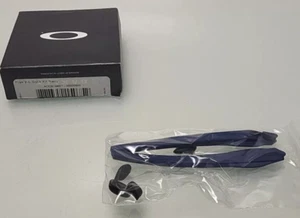 * NEW GENUINE OAKLEY FLAK 2.0 EAR SOCKS & NOSE PADS KIT DARK NAVY BLUE AOO9188KT - Picture 1 of 3