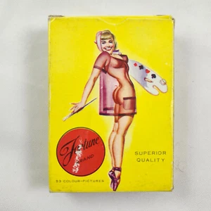 Baraja de cartas 404 de colección de modelos de todas las naciones Fortuna desnudo arriesgado años 50 - Imagen 1 de 3