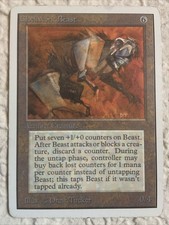 MTG Clockwork Beast MP Unlimited Edition Regular Rare