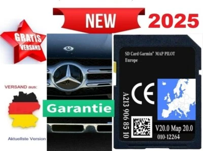 Navi SD-Karte für Mercedes A 213 ✅ MAP Garmin Pilot ✅ V 20.0 ✅ EUROPA - Star 2 ✅ - Bild 1 von 4