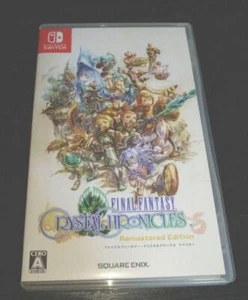 Switch F/S USED FINAL FANTASY CRYSTAL CHRONICLES Remaster Edition Japanese Games - Picture 1 of 3