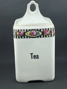 Vintage Schwarzburg Keramik Teedose Germany - Bild 1 von 8