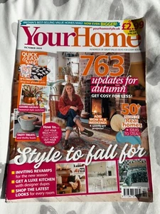 Your Home October 2024 Magazine | UK Home Decor & Interior Design Trends - Picture 1 of 1