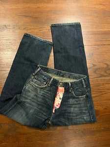 vintage Levi’s 569/ 32-32 with floral quilted patchwork - Picture 1 of 4