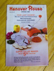 RARE vintage 1985 HANOVER HOUSE mail order CATALOG gifts novelties 1980s TOYS - Picture 1 of 3