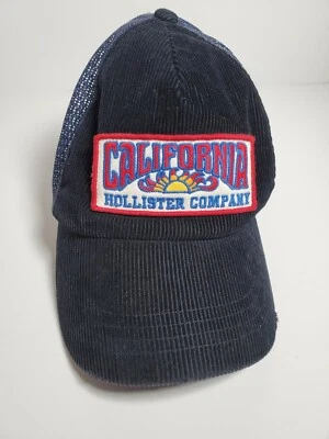 Rede de chapéu Hollister California Company veludo Snap Back - Imagem 1 de 4