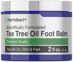 Tea Tree Oil Foot Balm | 2 fl oz | Moisturizes & Dry Skin & Feet | by Horbaach - Picture 1 of 6