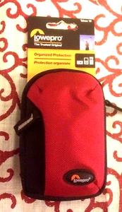 Lowepro Original Organizada Protección Tahoe 10 Rojo Compacto Cámara Estuche Nuevo - Imagen 1 de 6