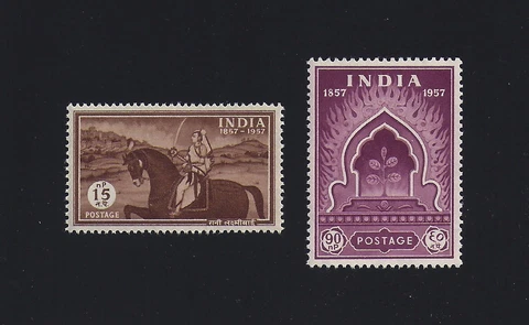 India Sc#289-90 Struggle for Independence, Mint, NH - Free Shipping to USA Only Cover