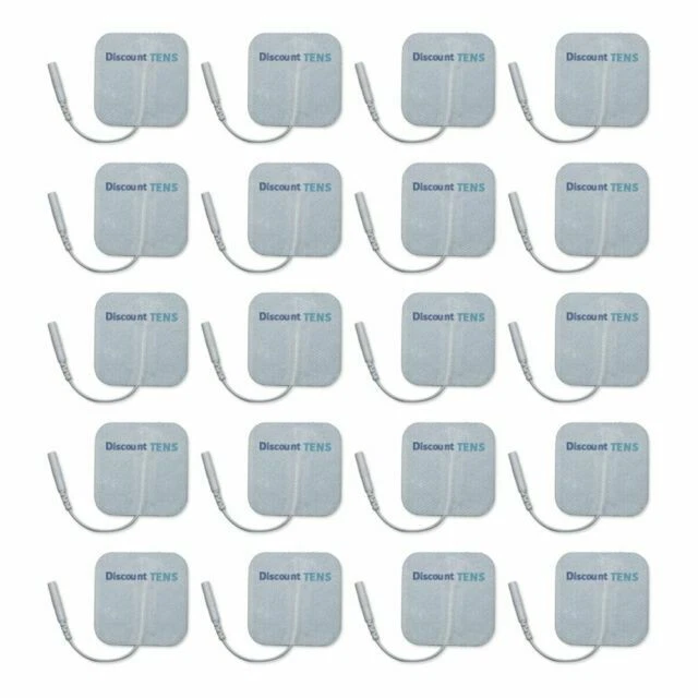 Discount TENS DT-T7000-WIRED-2X2-20PK 2x2in Wired Electrodes Pads - Pack of 20