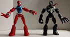 Figurines Marvel Bend and Flex araignée écarlate et venin