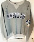 Harry Potter Sweatshirt Adult Medium Gray Ravenclaw Crest Universal Studios