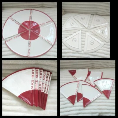 Home Store Pizzascheibenform 6er Set Teller - Bild 1 von 4