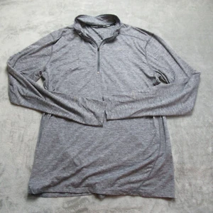 Nike Dri-Fit 1/4 Zip Up Trainingsjacke Herren Grau Large Laufen Langarm - Bild 1 von 8