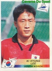 342 KI HYUNG LEE SÜDKOREA DANONE RÜCKENAUFKLEBER WM FRANKREICH 98 PANINI - Bild 1 von 2