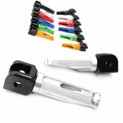 SHINOBI Silver Front Foot Pegs For Honda Goldwing 1800 01-19 20 21 22 23 24 - Image 1 of 4