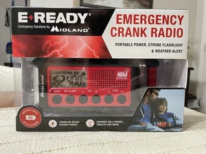 - ER310 Emergency Crank Weather AM/FM Radio - Multiple Power Sources SOS Emer... - Picture 1 of 8
