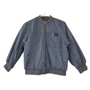 ZARA Girls Blue Puffer Coat Size 8 Zip Front, Pocket Detail - Picture 1 of 6