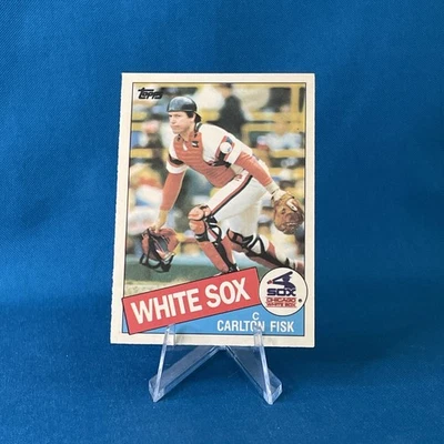 1985 Topps Tiffany - Carlton Fisk #770 Chicago White Sox HOF - Image 1 of 2