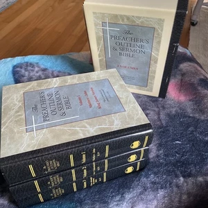 Predigerumriss & Predigtbibel - KJV Hardcover Führung 3 BÄNDE - Bild 1 von 11