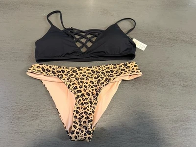 Lot Of 50 NEW Assorted Random Grab Bag  L Space Two Peace Bikinis - Image 1 of 4