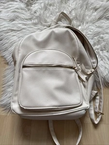 Damen Rucksack, Kunstleder,farbe Beige - Bild 1 von 4