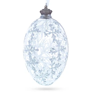 1913 Winter Royal Ei Glas Ornament 4 cm - Bild 1 von 4