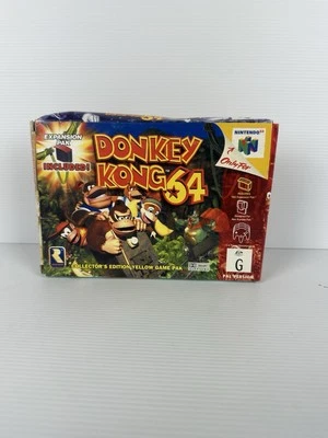 Donkey Kong 64 N64 Game Boxed Used AUS PAL Region - Image 1 of 4
