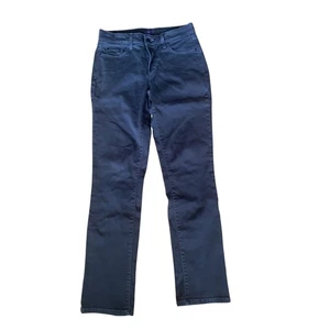 NYDJ Jeans Womens Size 6 Slim Straight Stretch Mid Rise Gray 32” Inseam - Picture 1 of 9