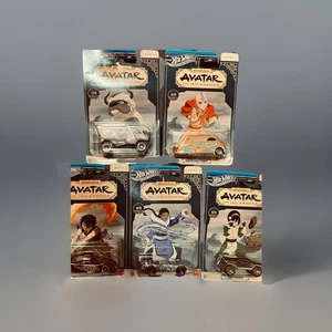 🔥Rare Hot Wheels Silver Series Avatar The Last Airbender Nickelodeon Set Of 5 - Imagen 1 de 3