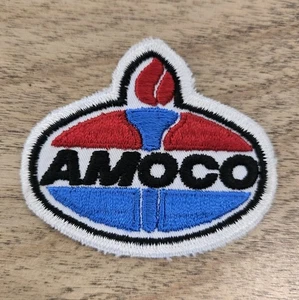 Amoco Embroidered Patch 3"x2.5" Sew-On Gasoline Racing Motorsports BP - Picture 1 of 4