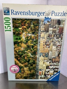 Ravensburger~Divide Town~Central Park~New York~1500 Piece Puzzle Rare - Picture 1 of 2